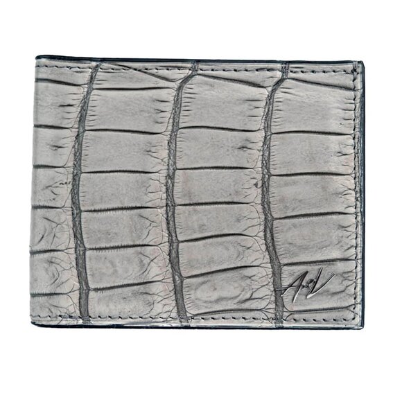 Premium Alligator Leather Wallet – Exotic & Elegant - Antic Rock - Picture 3 of 5